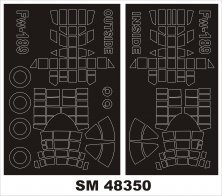 Montex Masken Fw-189A-1 Nacht Jager 1/48 Great Wall Hobby