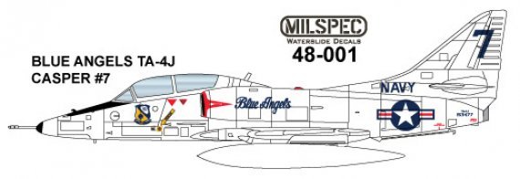 1/48 TA-4J Skyhawk CASPER Blue Angels Flight Demonstration