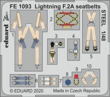 1/48 Lightning F.2A seatbelts STEEL