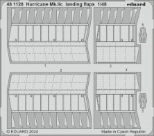 1/48 SET Hurricane Mk.IIc landing flaps for Hobby Boss