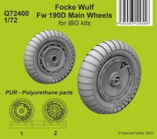 1/72 Focke-Wulf Fw-190D-9 Main Wheels