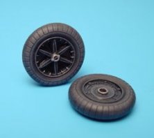 Aires Upgrade set: Bf 109F wheels + paint mask