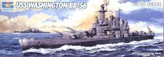 Trumpeter USS Washington BB-56 1/700