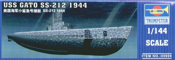 Trumpeter USS Gato Classe SS-212 1944 1/144