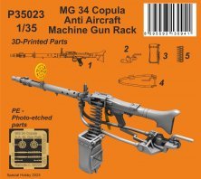 1/35 MG 34 Cupola AA Machine Gun Rack