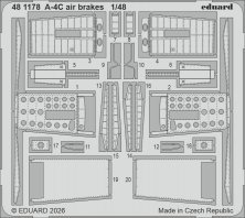 1/48 SET A-4C air brakes for Hobby Boss