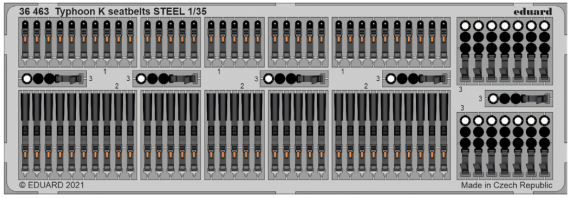 1/35 SET Typhoon K seatbelts STEEL