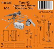 1/35 Type 92 Japanese Heavy Machine Gun