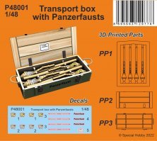 1/48 Transport box with Panzerfausts