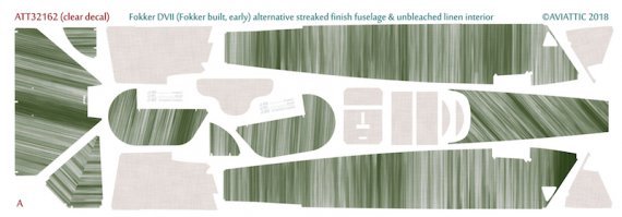 1/32 Fokker D.VII alternative streaked finish fuselage