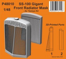 1/48 SS-100 Gigant Front Radiator Mask for Tamiya