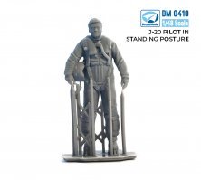 1/48 Plaaf Pilots for Chengdu J-20 in stand position