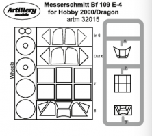 1/32 Messerschmitt Bf-109E-4 mask