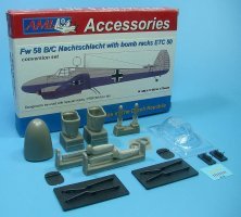 1/72 Focke-Wulf Fw-58B/C Nachtschlacht with bomb racks Etc 50