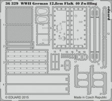 SET WWII German 12.8cm FlaK 40 Zwilling