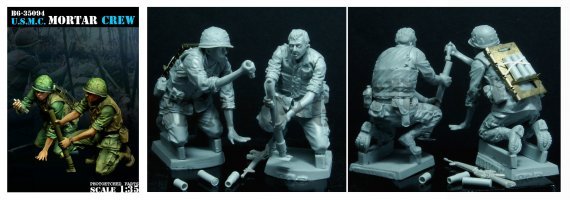 1/35 USMC Mortar Crew