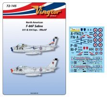 1/72 North-American F-86F Sabre, 331 & 334 Sqns. RNoAF