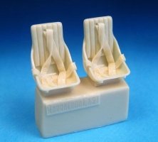 1/48 WWII Russian Fighter Seats with Belts.
