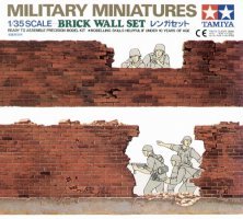 Tamiya Set Mur de Briques 1/35 Diorama