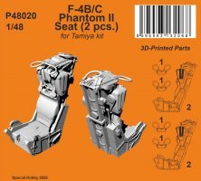 1/48 F-4B/C Phantom II seat