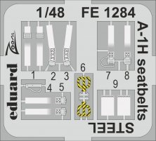 1/48 A-1H seatbelts STEEL