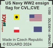1/350 US Navy WWII ensign flag