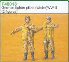 1/48 German WWII Fighter Pilots winter