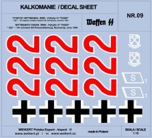 1/16 TIGER I 222 101st SS, Normandy, June 1944 decal