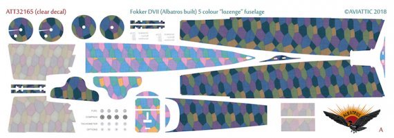 1/32 DVII 5 colour lozenge fuselage