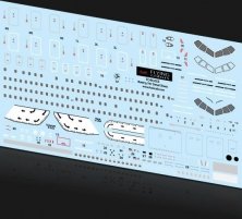 1/144 Boeing 767 Detail Sheet.. Includes Doors, windows etc.
