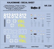 1/35 PzKpfw VI TIGER 2nd Pz. Reg., 2nd Pz.Divis. decal