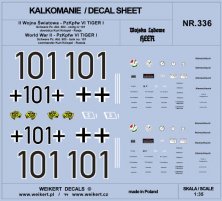 1/35 PzKpfw VI TIGER 101 Kurt Knispel, Russia decal