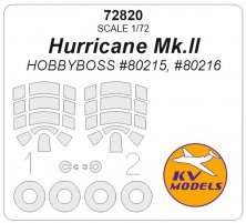 1/72 Hawker Hurricane Mk.II mask for Hobby Boss