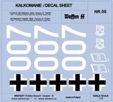 1/16 TIGER I 007 101st SS, Normandy, August 1944 decal