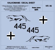 1/16 PzKpfw. V PANTHER Ausf. D No.445 51st Battal. decal