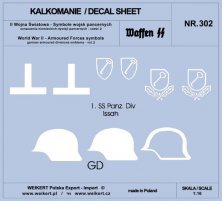 1/16 German Armoured Forces symbols part 2 decal
