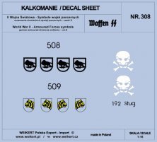 1/16 German Armoured Forces symbols part 8 decal