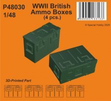 1/48 British Ammo Boxes WWII.