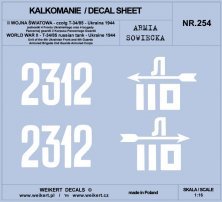 1/16 Russian tank T-34/85 4th Ukraincludes Fr., UA 1944 decal