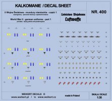 1/35 German Uniforms WWII Luftwaffe, part 1 decal