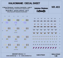1/35 German Uniforms WWII Luftwaffe, part 4 decal