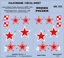 1/72 Markings for IL-2 M3 attack aircraft part 1 decal