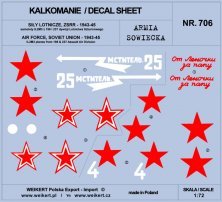 1/72 Markings for IL-2 M3 attack aircraft part 4 decal