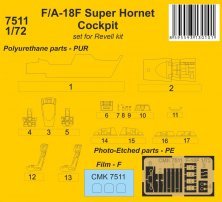 1/72 F/A-18F Super Hornet Cockpit set