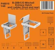 1/48 B-25B/C/D Mitchell Entrance Hatch & Ladder