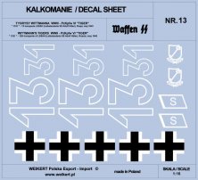 1/16 TIGER I 1331 LSSAH, Russia, May 1943 decal