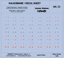 1/35 German Helmet Insignia WWII LUFTWAFFE decal