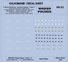 1/35 Polish Uniforms WWII part 4 decal