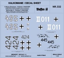1/35 PzKpfw. V PANTHER Ausf. A 3rd Pz. Reg., 3rd P decal