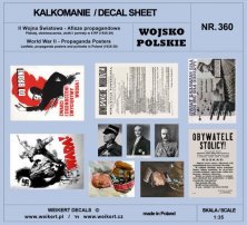 1/35 Propaganda Posters WWII Poland 1935-39 decal